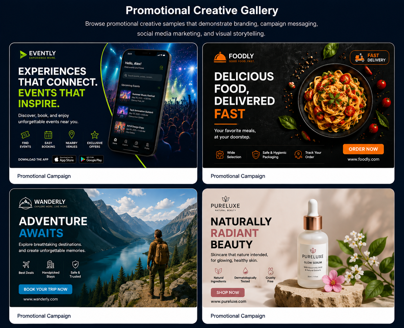 Promotional Campaign promotional creative sample