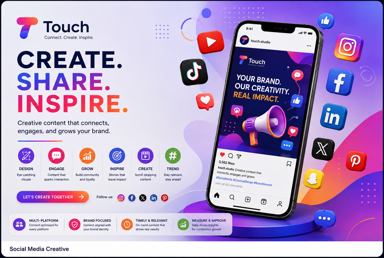 Social Media Creative promotional creative sample