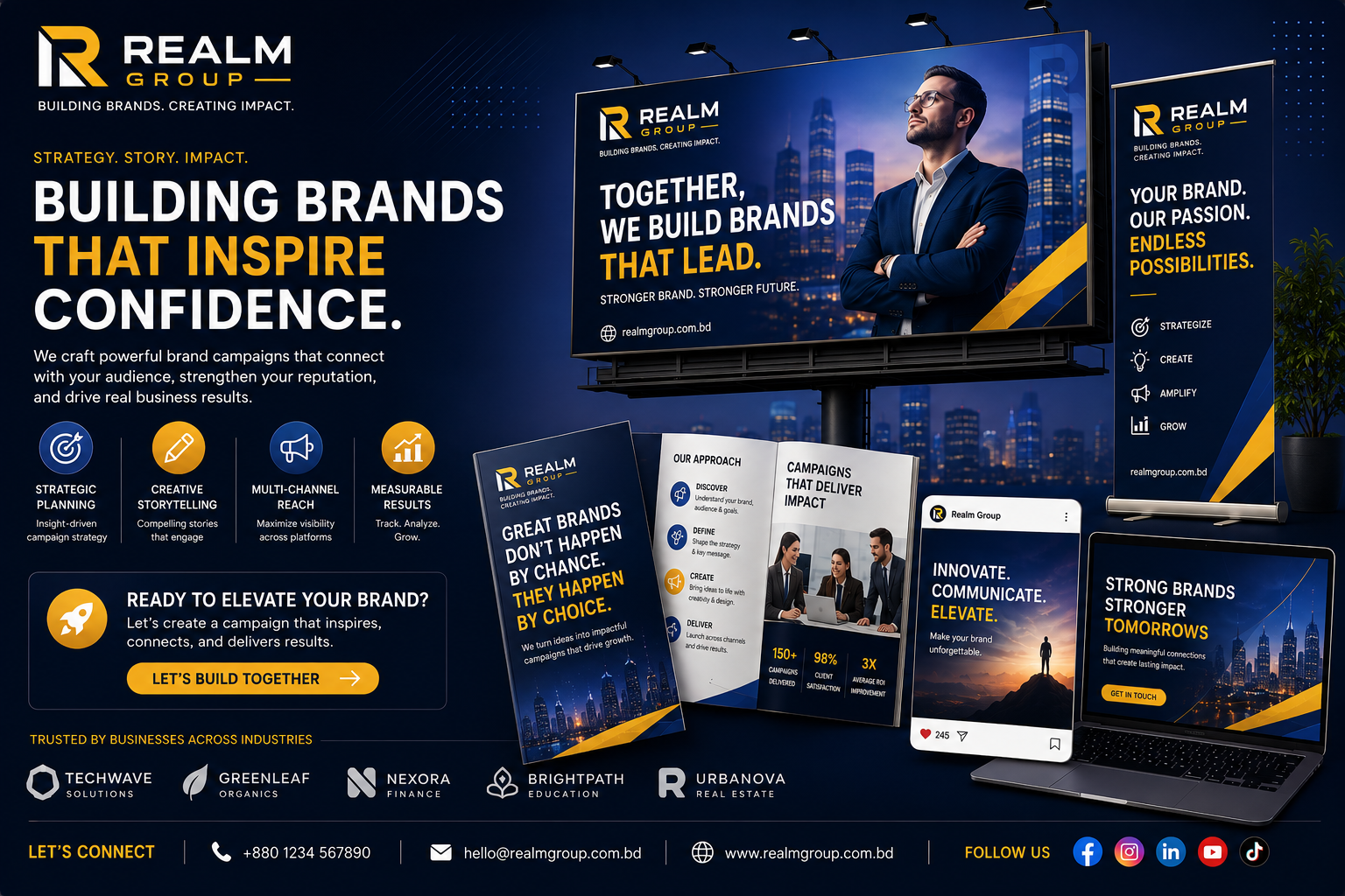 Corporate Brand Campaign promotional creative sample