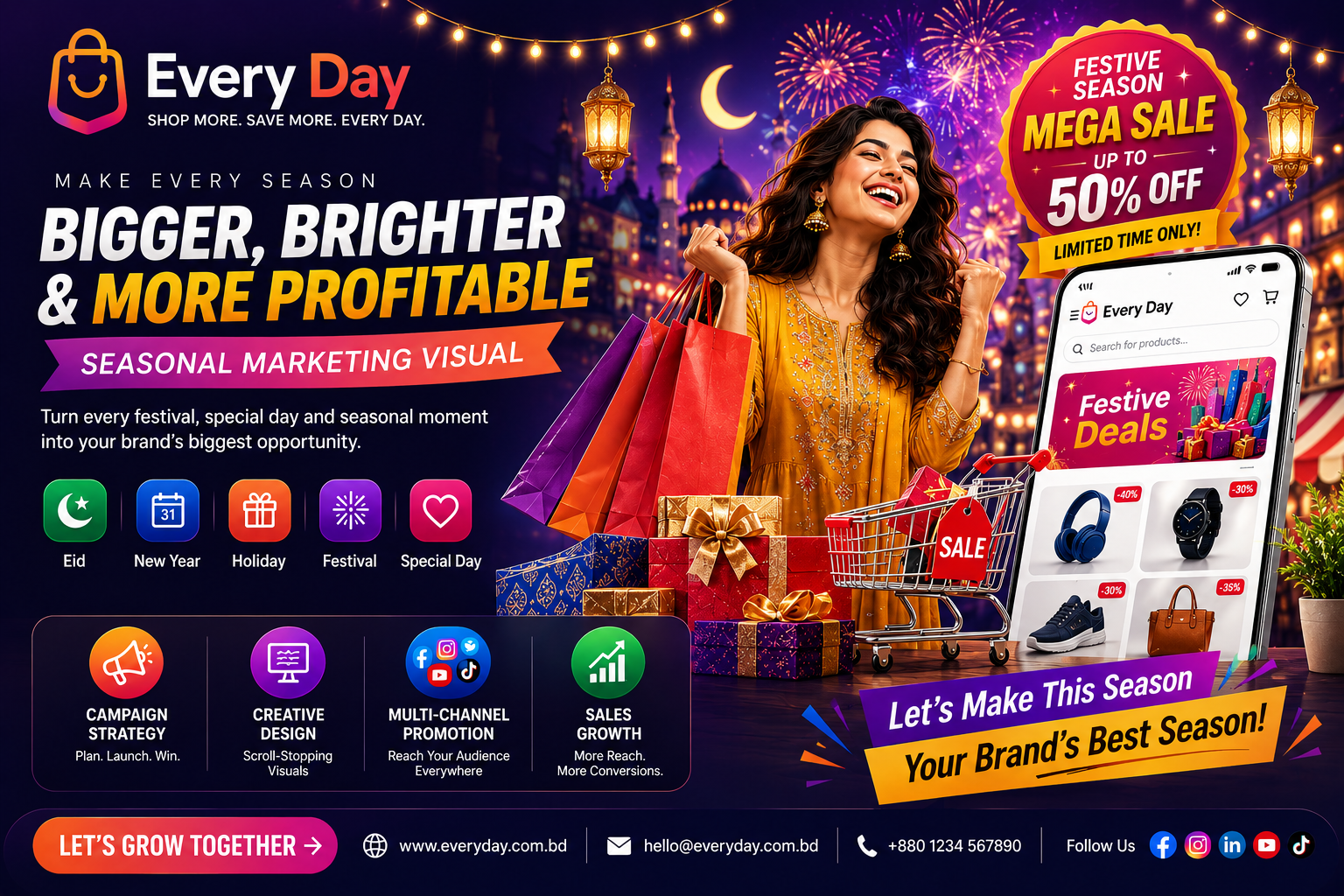 Business Promotion Creative promotional creative sample