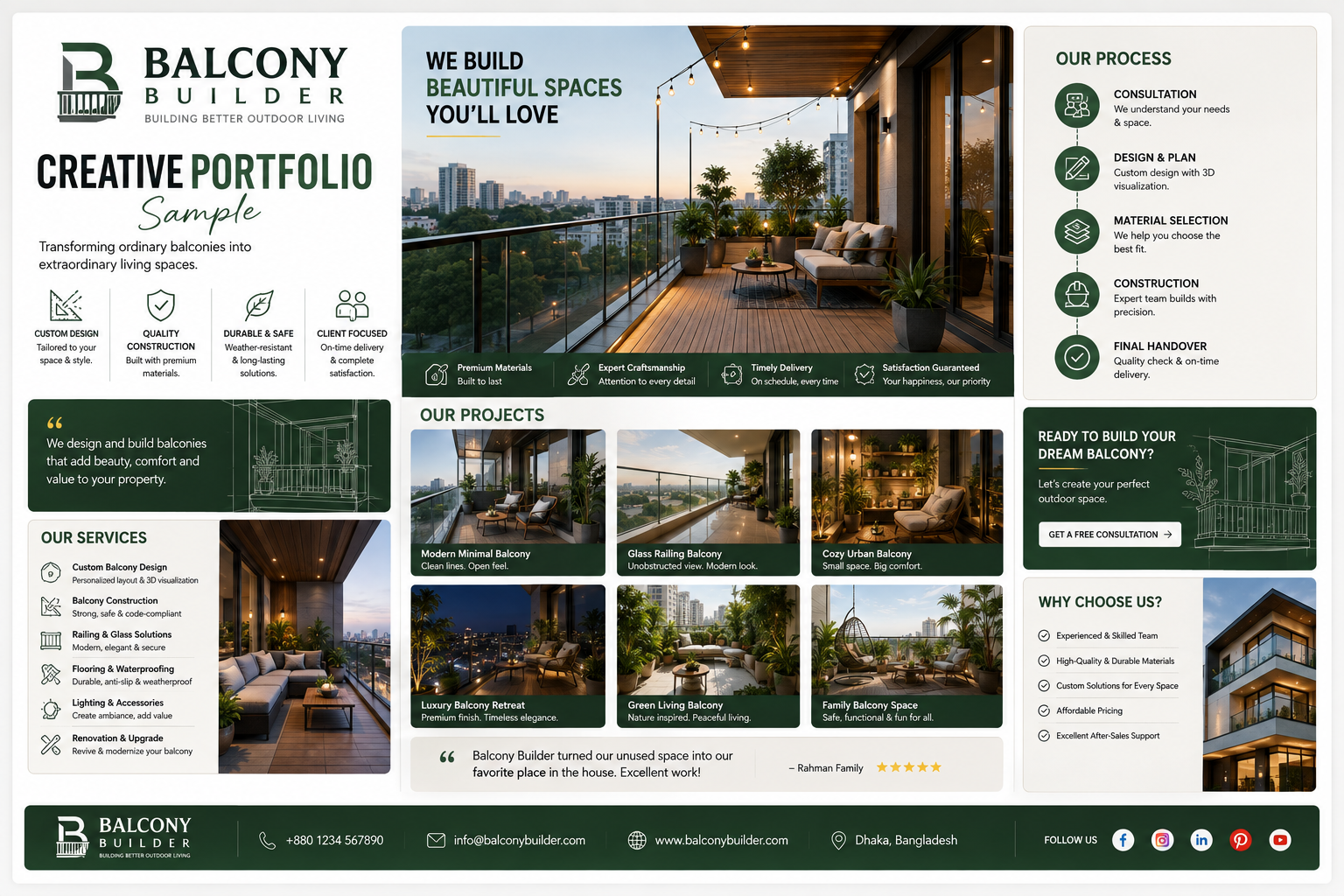 Creative Portfolio Sample promotional creative sample